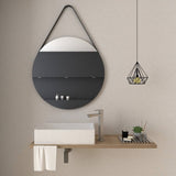Espejo de Baño Persa Plateado 80x80cm Redondo - Espejos Decorativos | Bylmo