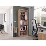 Estantería Home Macadamia 63x181cm con Cinco Compartimientos - Bibliotecas y Estanterías | Bylmo