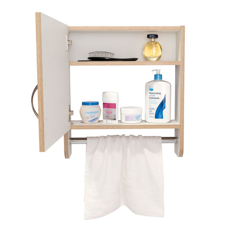 Gabinete de Baño Bath 300 Rovere 45x50cm Cuadrado con Espejo y con Dos Entrepaños - Gabinetes | Bylmo