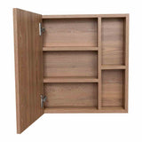 Gabinete de Baño Labelle Plus Miel 45x49.7cm Cuadrado con Espejo y con Tres Entrepaños - Gabinetes | Bylmo