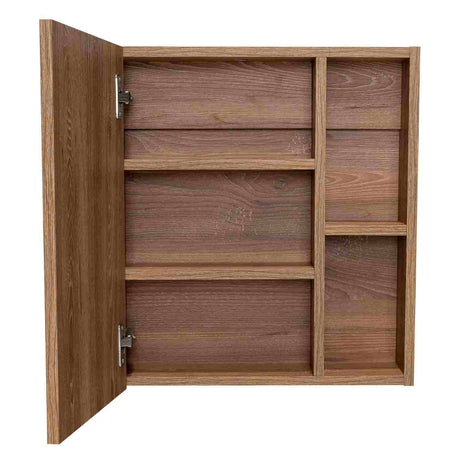 Gabinete de Baño Labelle Miel 45x49.7cm Cuadrado con Espejo y con Tres Entrepaños - Gabinetes | Bylmo
