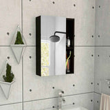 Gabinete de Baño Labelle Wengue 45x49.7cm Cuadrado con Espejo y con Tres Entrepaños - Gabinetes de Baño | Bylmo