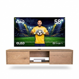 Combo Repisa para TV Glen y Televisor Kalley Google TV 58"