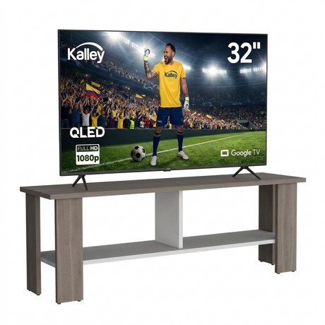 Combo Televisor Kalley 32" y Mueble de TV Navia - | Bylmo