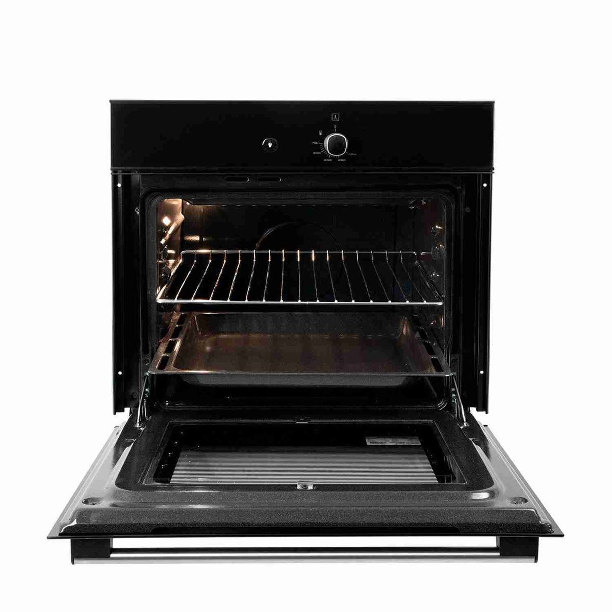 Horno de Empotrar Gas Natural Challenger Negro 60x60cm 53 Litros