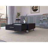 Mesa de Centro Beijing Wengue 60x26.3cm Rectangular con Patas y con Compartimientos - Mesas | Bylmo