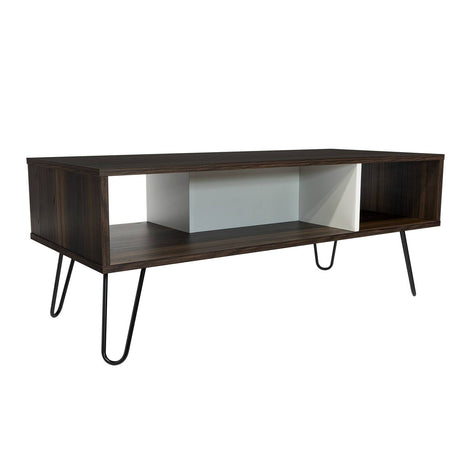 Mesa de Centro Vassel Habano 101.1x40cm Rectangular Con Patas - Mesas | Bylmo