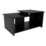 Mesa de Centro Wema Wengue 89.3x41.6cm Rectangular y con Compartimientos