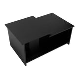 Mesa de Centro Wema Wengue 89.3x41.6cm Rectangular y con Compartimientos