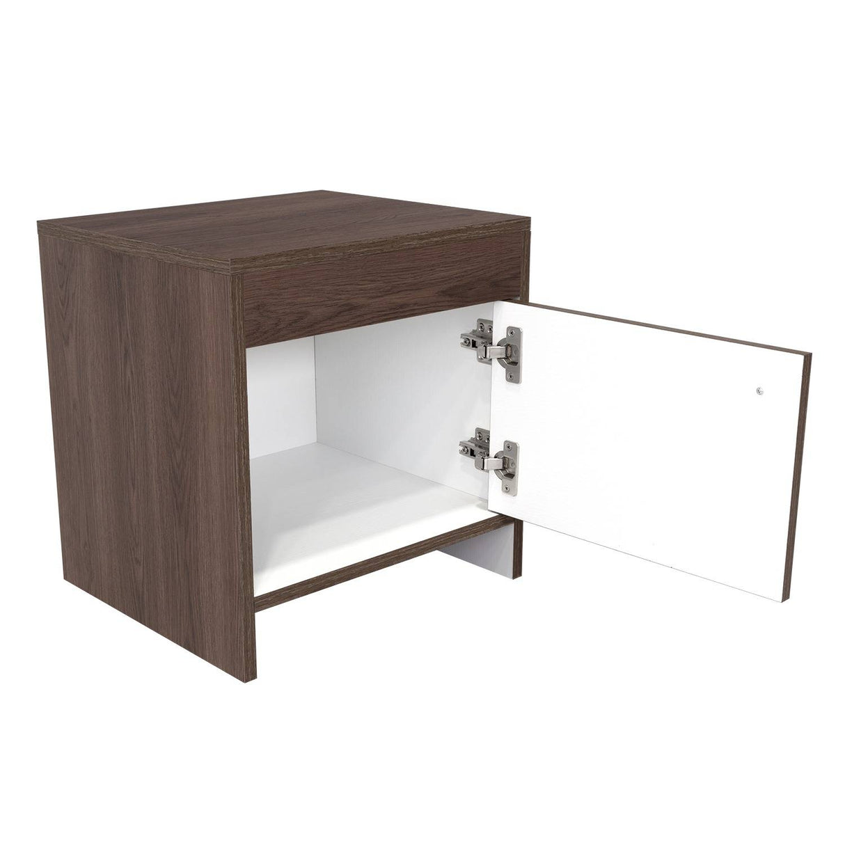 Mesa de Noche Colore Coñac 40x41.6cm con Una Puerta - Mesas de Noche | Bylmo