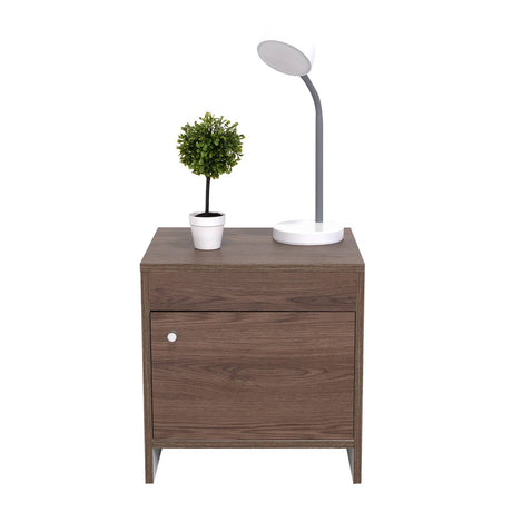 Mesa de Noche Colore Coñac 40x41.6cm con Una Puerta - Mesas de Noche | Bylmo