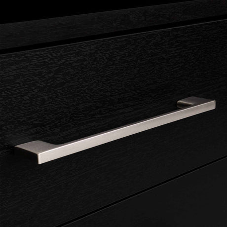 Mesa de Noche Eter Wengue 40x50.7cm con Dos Cajones y con Un Compartimiento