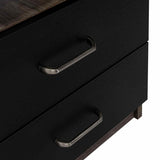 Mesa de Noche Napoles Siena 50.7x40.7cm con Dos Cajones y con Un Compartimiento - Mesas de Noche | Bylmo