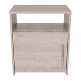 Mesa de Noche Nordico Ceniza 50.5x58cm con Un Compartimiento y con Una Puerta - Mesas de Noche | Bylmo