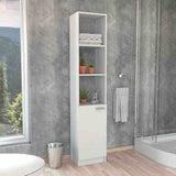 Optimizador de Baño Bath Blanco 33x162.2cm sin Cajones y con Dos Entrepaños - Gabinetes | Bylmo
