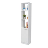 Optimizador de Baño Bath Blanco 33x162.2cm sin Cajones y con Dos Entrepaños - Gabinetes | Bylmo