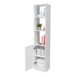Optimizador de Baño Bath Blanco 33x162.2cm sin Cajones y con Dos Entrepaños - Gabinetes | Bylmo