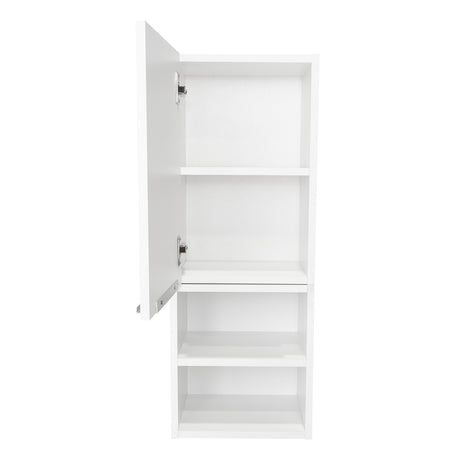 Gabinete de Baño Jules Blanco 30x80cm Rectangular sin Espejo y con Dos Entrepaños - Gabinetes | Bylmo