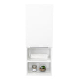 Gabinete de Baño Jules Blanco 30x80cm Rectangular sin Espejo y con Dos Entrepaños - Gabinetes | Bylmo