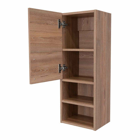 Gabinete de Baño Barcelona Miel 30x81.5cm Rectangular sin Espejo y con Dos Entrepaños - Gabinetes | Bylmo