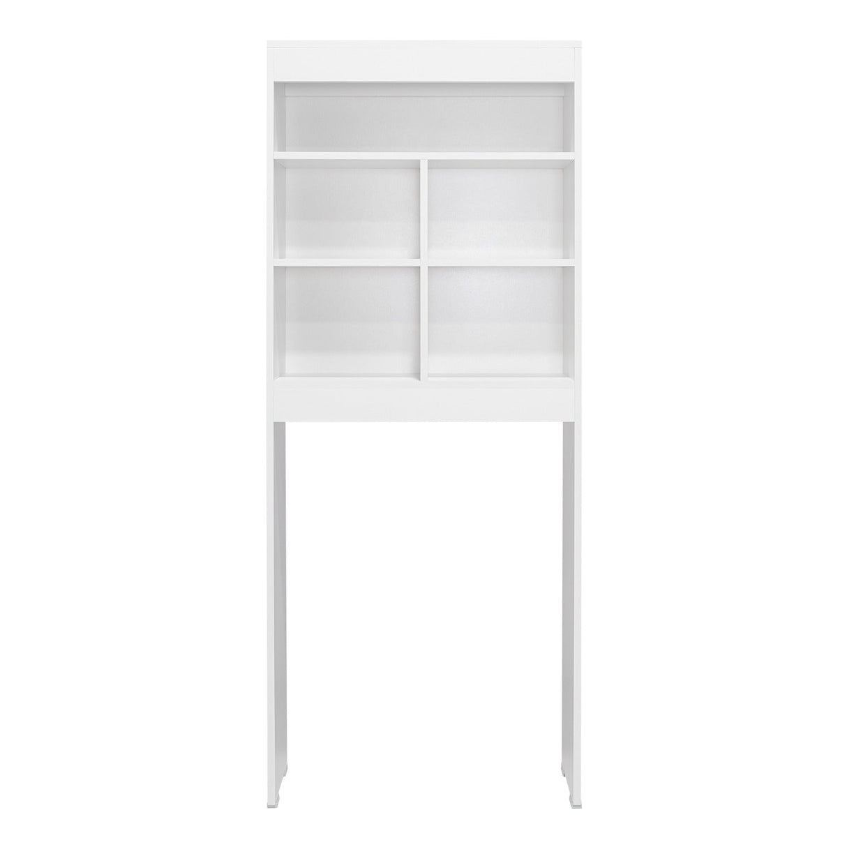Optimizador de Baño Duo Blanco 63x160cm sin Cajones y con Tres Entrepaños