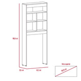 Optimizador de Baño Duo Blanco 63x160cm sin Cajones y con Tres Entrepaños - Gabinetes | Bylmo