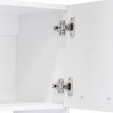Mueble Microondas Luna Blanco y Duna 62.1x201.5cm con Un Cajón y con Cuatro Puertas - Muebles Organizadores | Bylmo