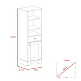 Estanteria para Baño St Cloud Duna 44x141.6cm con Tres Entrepaños y con Patas - Gabinetes | Bylmo