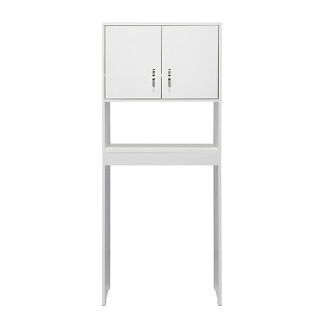 Ahorrador de Espacio para Baño Siena Blanco 63x160cm sin Cajones y con Un Entrepaño - Gabinetes | Bylmo