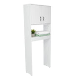 Ahorrador de Espacio para Baño Siena Blanco 63x160cm sin Cajones y con Un Entrepaño - Gabinetes | Bylmo