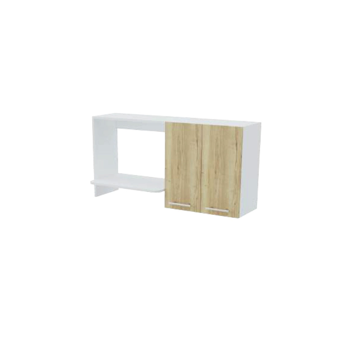 Mueble Superior Sareni Para Lado Derecho Duna 120 cm con Locero sin Campana - Muebles Superiores | Bylmo
