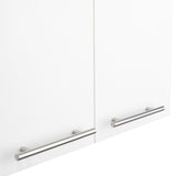 Mueble Superior de Cocina Blanco 120x60cm con Un Entrepaño y con Cuatro Puertas