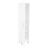 Mueble de Aseo Laska Blanco 40x180cm con Una Puerta - Muebles de Aseo y Ropas | Bylmo