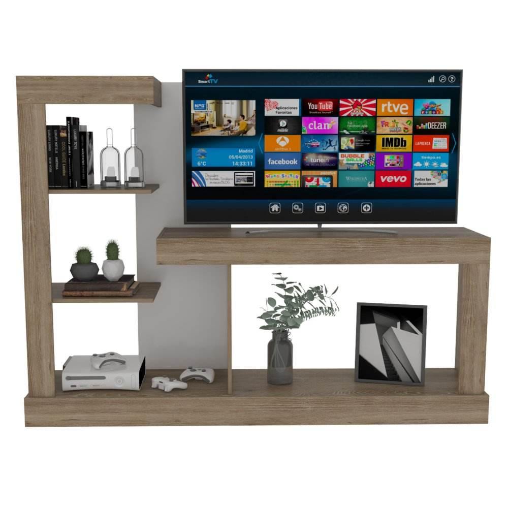 Combo Rack Minotti Miel Blanco y Arrimo Rovere - Bylmo