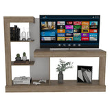 Combo Rack Minotti Miel Blanco y Arrimo Rovere - Bylmo