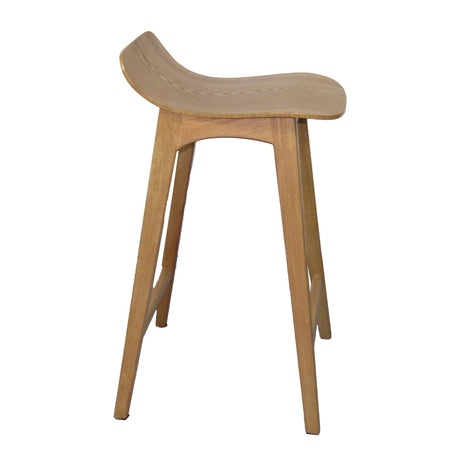 Set x 2 Sillas Bar Madrid Madera 43x70cm Asiento Cuadrado con Espaldar - Sillas y Butacos | Bylmo