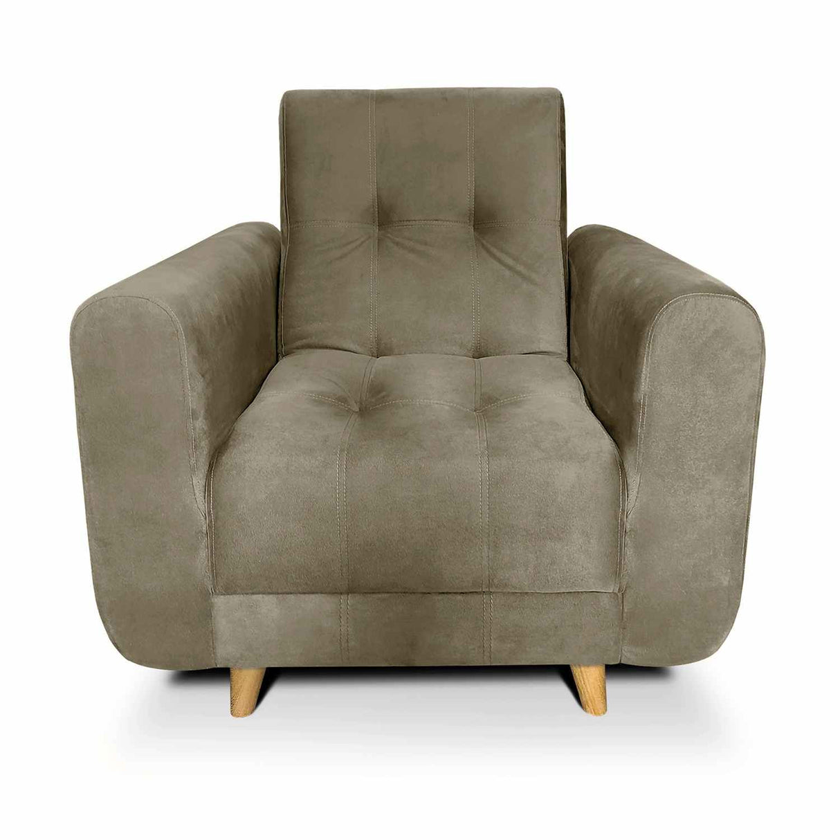 Sala Clic Clac Archer Rojo 210 cm con Sofá de 3 Puestos y 2 Poltronas Reclinables Camel