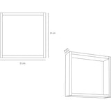 Set de 4 Repisas Zeus Rovere 46x26cm Rectangular con Un Entrepaño - Repisas y Percheros | Bylmo