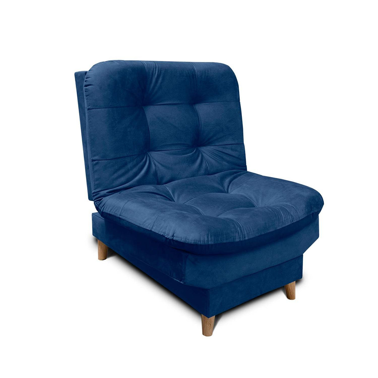 Silla Poltrona fendik Azul 80x90cm De Un Puesto Reclinable con Apoya Brazos