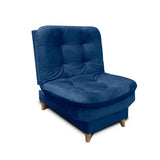 Silla Poltrona fendik Azul 80x90cm De Un Puesto Reclinable con Apoya Brazos