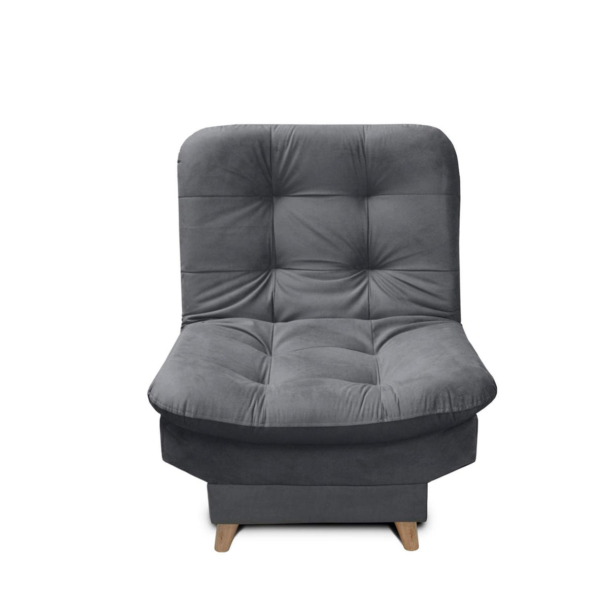 Silla Poltrona fendik Gris 80x90cm De Un Puesto Reclinable con Apoya Brazos