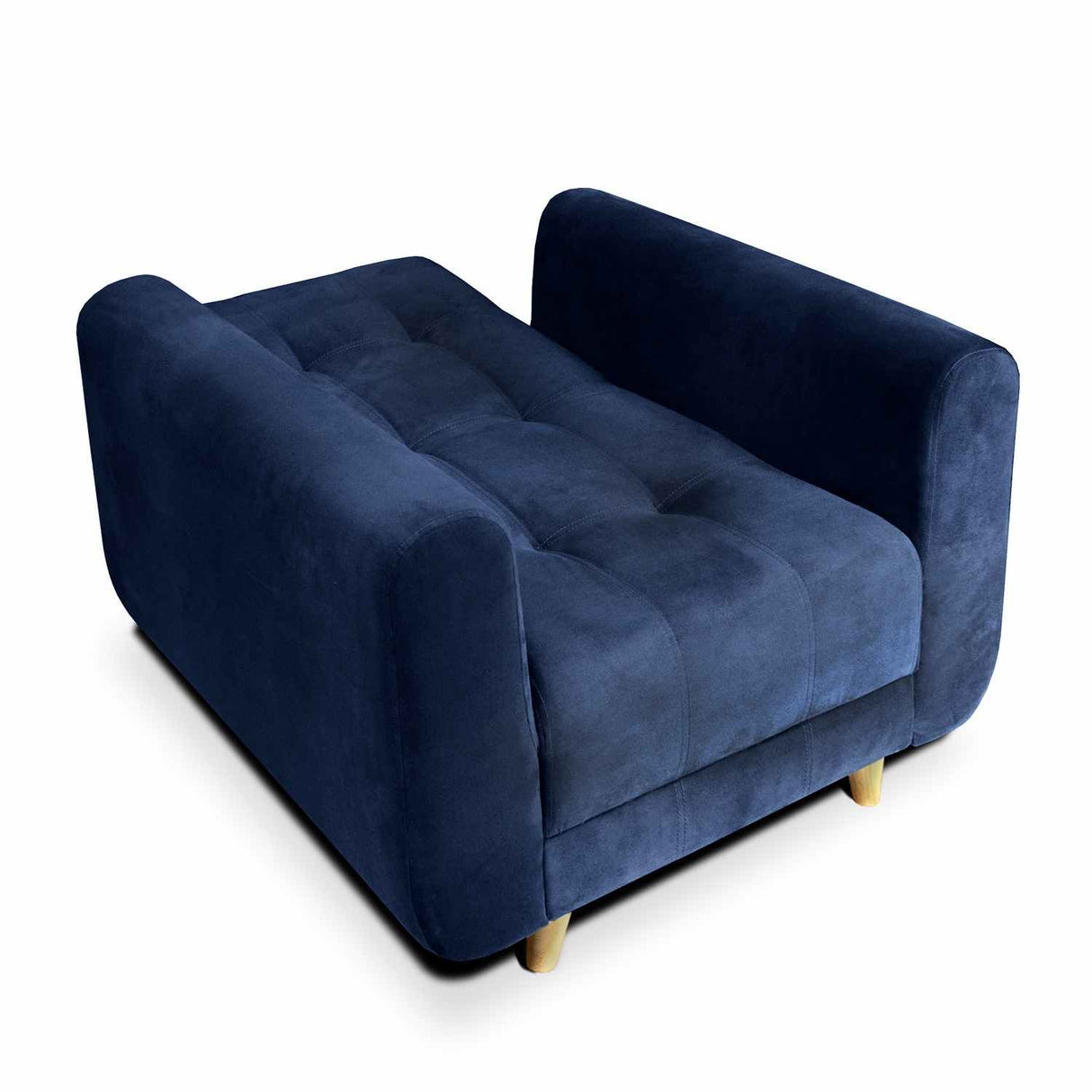 Silla Poltrona Archer Azul 85x90cm De Un Puesto Reclinable con Apoya Brazos