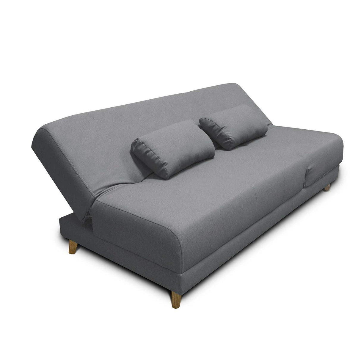 Sofá Cama Mariscal Gris 180x81cm De 3 Puestos Reclinable con Apoya Brazos