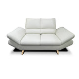 Sofá Galante Blanco Hueso 170x90cm De 2 Puestos sin Apoya Brazos