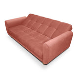 Sofá Cama Archer Coral 210x95cm De 3 Puestos Reclinable con Apoya Brazos
