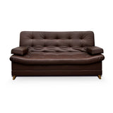 Sofá Cama Dolce Cafe 185x95cm De 3 Puestos Reclinable sin Apoya Brazos
