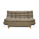 Sofá Cama Gabana Camel 180x95cm De 3 Puestos Reclinable sin Apoya Brazos