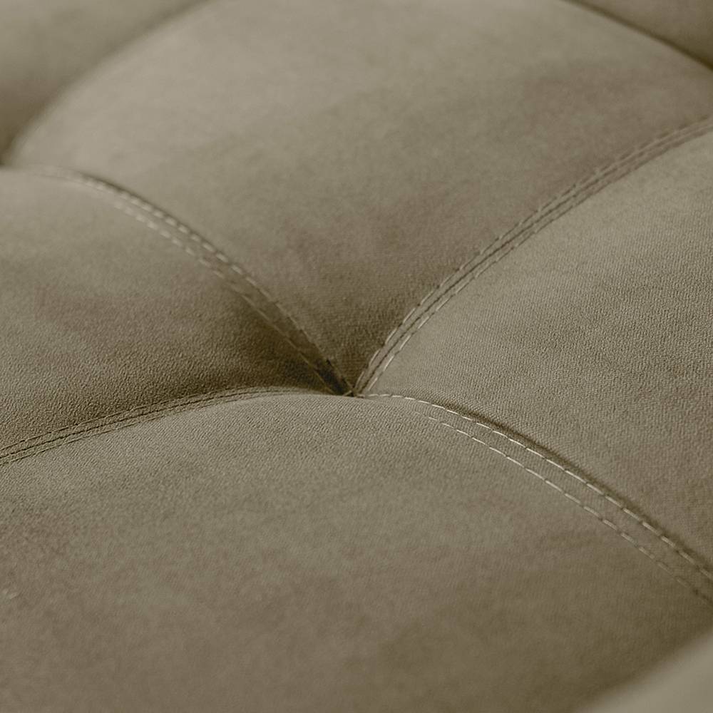 Sofá Cama Martins Camel 190x90cm De 3 Puestos Reclinable con Apoya Brazos