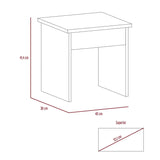 Tocador Kaia Wengue 100x126.7cm con Cuatro Cajones y con Espejo - Tocadores | Bylmo