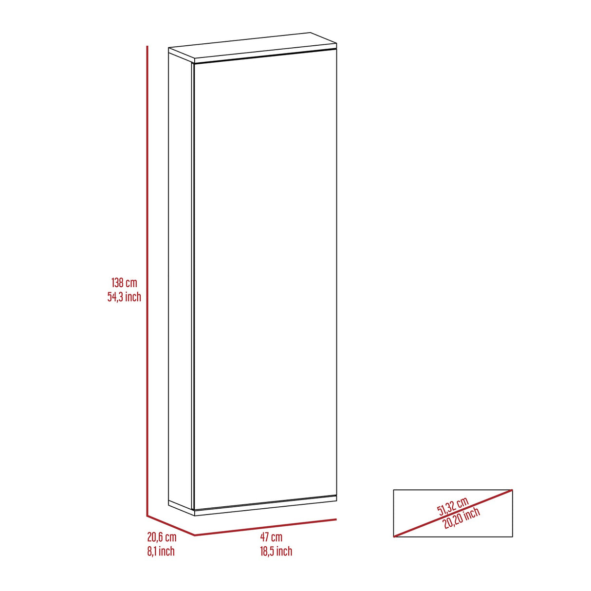 Zapatero Leto Miel 47x138cm Vertical de Cinco Niveles para Diez pares de Zapatos - Closets | Bylmo